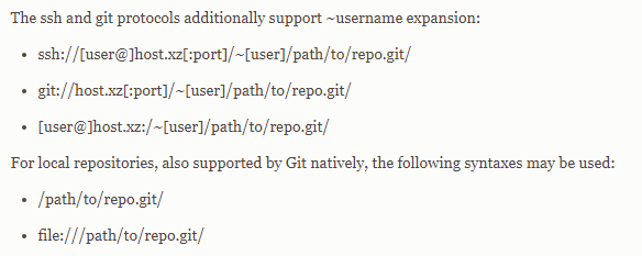 git clone